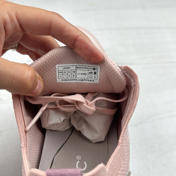 Vionic Lenora Women’s Sneakers Light Pink sz 9 - Picture 9 of 9